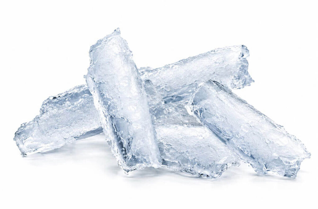 Hielo en escamas Deluxe Pascompan para coctelería.